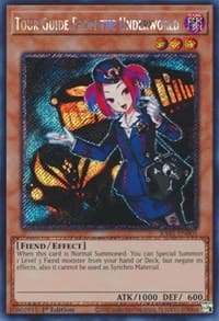 Tour Guide From the Underworld (Platinum Secret Rare) - 25th Anniversary Rarity Collection - YuGiOh card