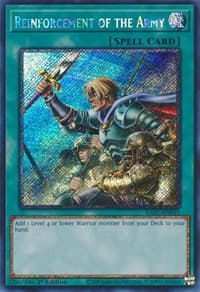 Reinforcement of the Army (Platinum Secret Rare) - 25th Anniversary Rarity Collection - YuGiOh card