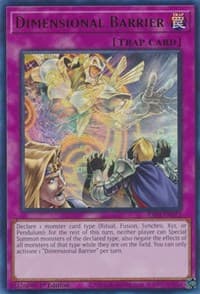 Dimensional Barrier (UR) - 25th Anniversary Rarity Collection - YuGiOh card