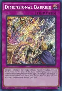 Dimensional Barrier (Secret Rare) - 25th Anniversary Rarity Collection - YuGiOh card