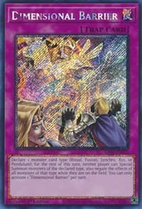 Dimensional Barrier (Platinum Secret Rare) - 25th Anniversary Rarity Collection - YuGiOh card