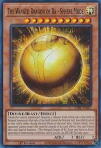 The Winged Dragon of Ra - Sphere Mode - 25th Anniversary Rarity Collection - YuGiOh card