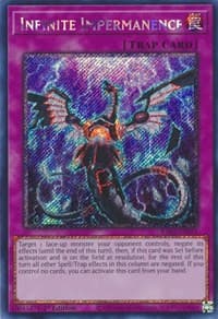 Infinite Impermanence (Platinum Secret Rare) - 25th Anniversary Rarity Collection - YuGiOh card