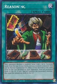Reasoning (Platinum Secret Rare) - 25th Anniversary Rarity Collection - YuGiOh card