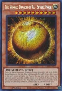 The Winged Dragon of Ra - Sphere Mode (Secret Rare) - 25th Anniversary Rarity Collection - YuGiOh card