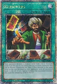 Reasoning (Quarter Century Secret Rare) - 25th Anniversary Rarity Collection - YuGiOh card