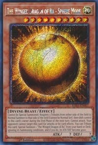 The Winged Dragon of Ra - Sphere Mode (Platinum Secret Rare) - 25th Anniversary Rarity Collection - YuGiOh card