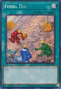 Fossil Dig (Platinum Secret Rare) - 25th Anniversary Rarity Collection - YuGiOh card