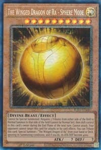 The Winged Dragon of Ra - Sphere Mode (PCR) - 25th Anniversary Rarity Collection - YuGiOh card