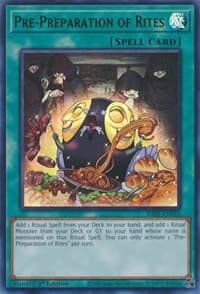 Pre-Preparation of Rites (UR) - 25th Anniversary Rarity Collection - YuGiOh card