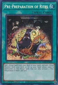 Pre-Preparation of Rites (Secret Rare) - 25th Anniversary Rarity Collection - YuGiOh card