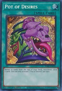 Pot of Desires (Secret Rare) - 25th Anniversary Rarity Collection - YuGiOh card