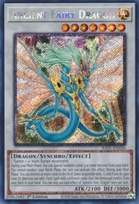 Ancient Fairy Dragon (Platinum Secret Rare) - 25th Anniversary Rarity Collection - YuGiOh card