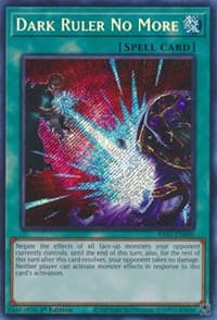 Dark Ruler No More (Secret Rare) - 25th Anniversary Rarity Collection - YuGiOh card