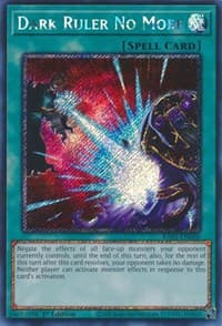 Dark Ruler No More (Platinum Secret Rare) - 25th Anniversary Rarity Collection - YuGiOh card