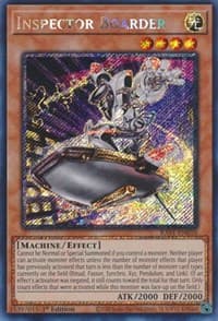 Inspector Boarder (Platinum Secret Rare) - 25th Anniversary Rarity Collection - YuGiOh card