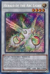 Herald of the Arc Light (Secret Rare) - 25th Anniversary Rarity Collection - YuGiOh card