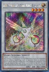 Herald of the Arc Light (Platinum Secret Rare) - 25th Anniversary Rarity Collection - YuGiOh card