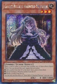 Ghost Belle & Haunted Mansion (Platinum Secret Rare) - 25th Anniversary Rarity Collection - YuGiOh card