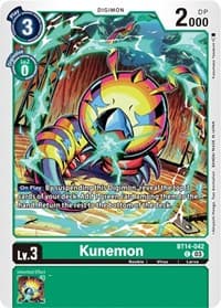 Kunemon - Blast Ace - Digimon Card Game card