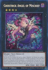 Ghostrick Angel of Mischief (Secret Rare) - 25th Anniversary Rarity Collection - YuGiOh card