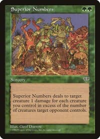 Superior Numbers - Mirage - Magic: The Gathering card