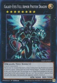 Galaxy-Eyes Full Armor Photon Dragon - 25th Anniversary Rarity Collection - YuGiOh card