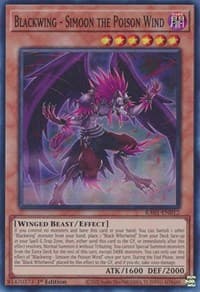 Blackwing - Simoon the Poison Wind - 25th Anniversary Rarity Collection - YuGiOh card