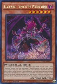 Blackwing - Simoon the Poison Wind (Secret Rare) - 25th Anniversary Rarity Collection - YuGiOh card