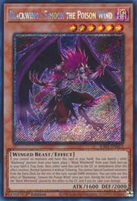 Blackwing - Simoon the Poison Wind (Platinum Secret Rare) - 25th Anniversary Rarity Collection - YuGiOh card