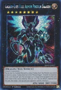 Galaxy-Eyes Full Armor Photon Dragon (Platinum Secret Rare) - 25th Anniversary Rarity Collection - YuGiOh card