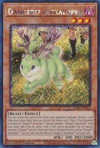 Danger!? Jackalope? (Platinum Secret Rare) - 25th Anniversary Rarity Collection - YuGiOh card