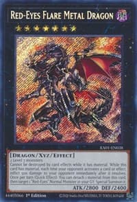Red-Eyes Flare Metal Dragon (Secret Rare) - 25th Anniversary Rarity Collection - YuGiOh card
