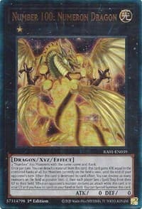 Number 100: Numeron Dragon (PUR) - 25th Anniversary Rarity Collection - YuGiOh card