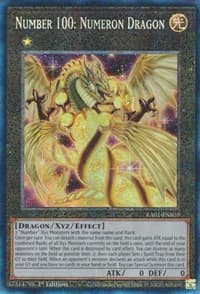 Number 100: Numeron Dragon (PCR) - 25th Anniversary Rarity Collection - YuGiOh card