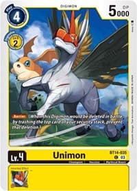 Unimon - Blast Ace - Digimon Card Game card