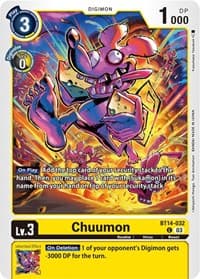 Chuumon - Blast Ace - Digimon Card Game card