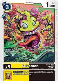 Sukamon - Blast Ace - Digimon Card Game card