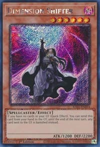 Dimension Shifter (Platinum Secret Rare) - 25th Anniversary Rarity Collection - YuGiOh card
