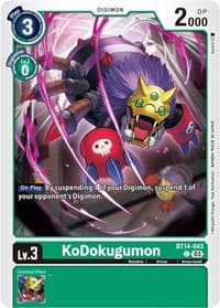 KoDokugumon - Blast Ace - Digimon Card Game card
