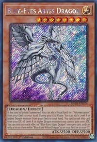 Blue-Eyes Abyss Dragon (Platinum Secret Rare) - 25th Anniversary Rarity Collection - YuGiOh card