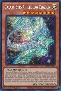 Galaxy-Eyes Afterglow Dragon (Secret Rare) - 25th Anniversary Rarity Collection - YuGiOh card