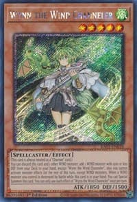 Wynn the Wind Channeler (Platinum Secret Rare) - 25th Anniversary Rarity Collection - YuGiOh card