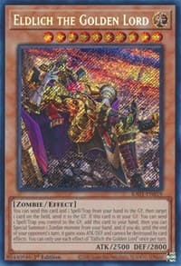 Eldlich the Golden Lord (Alternate Art) (Secret Rare) - 25th Anniversary Rarity Collection - YuGiOh card