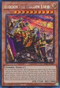Eldlich the Golden Lord (Alternate Art) (Platinum Secret Rare) - 25th Anniversary Rarity Collection - YuGiOh card