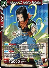 Android 17, Infinite Rotation - Perfect Combination - Dragon Ball Super: Masters card