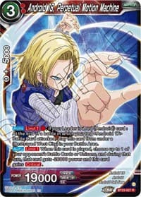 Android 18, Perpetual Motion Machine - Perfect Combination - Dragon Ball Super: Masters card