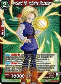 Android 18, Infinite Rotation - Perfect Combination - Dragon Ball Super: Masters card