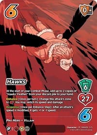 Hawks (Serial Numbered) - UniVersus: My Hero Academia: Jet Burn - UniVersus card