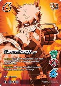 Katsuki Bakugo (Serial Numbered) - UniVersus: My Hero Academia: Jet Burn - UniVersus card